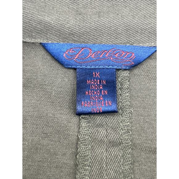 NWT Beyoncé Dereon Military Diva Full ZIP Jacket Size 1X ARMY GREEN - Picture 8 of 9